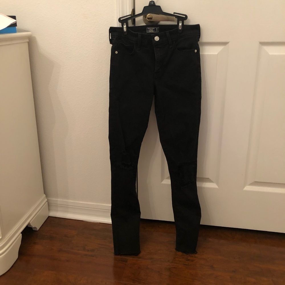 Black Abercrombie Skinny Jeans